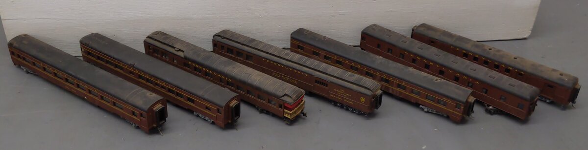 Rivarossi HO Gauge Assorted Pennsylvania Passenger Cars #342,118 [7] VG
