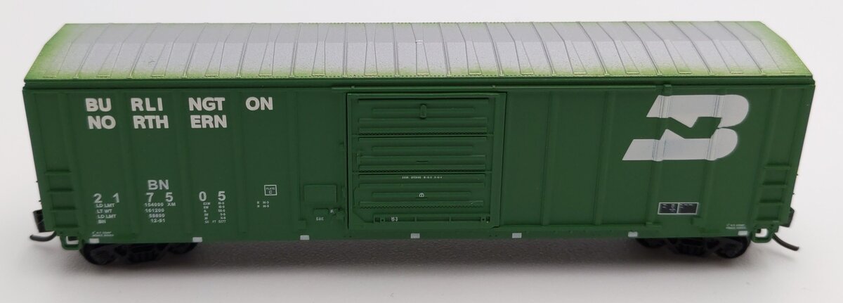 InterMountain 67504-01 N Scale Burlington Northern Boxcar #217505 LN/Box