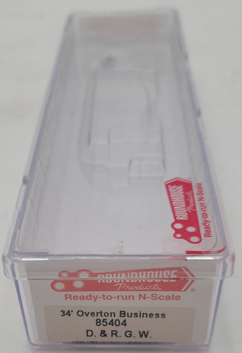 Roundhouse 85404 N Scale D&RGW 34' Overton Business Car LN/Box