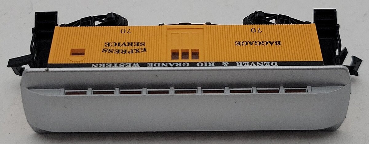Roundhouse 85604 N Scale D&RGW 34' Overton Baggage Car LN/Box