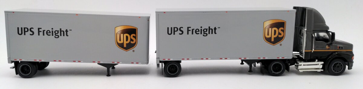Tonkin 1:53 Scale Diecast UPS Sterling Daycab W/28" Double Trailers LN/Box
