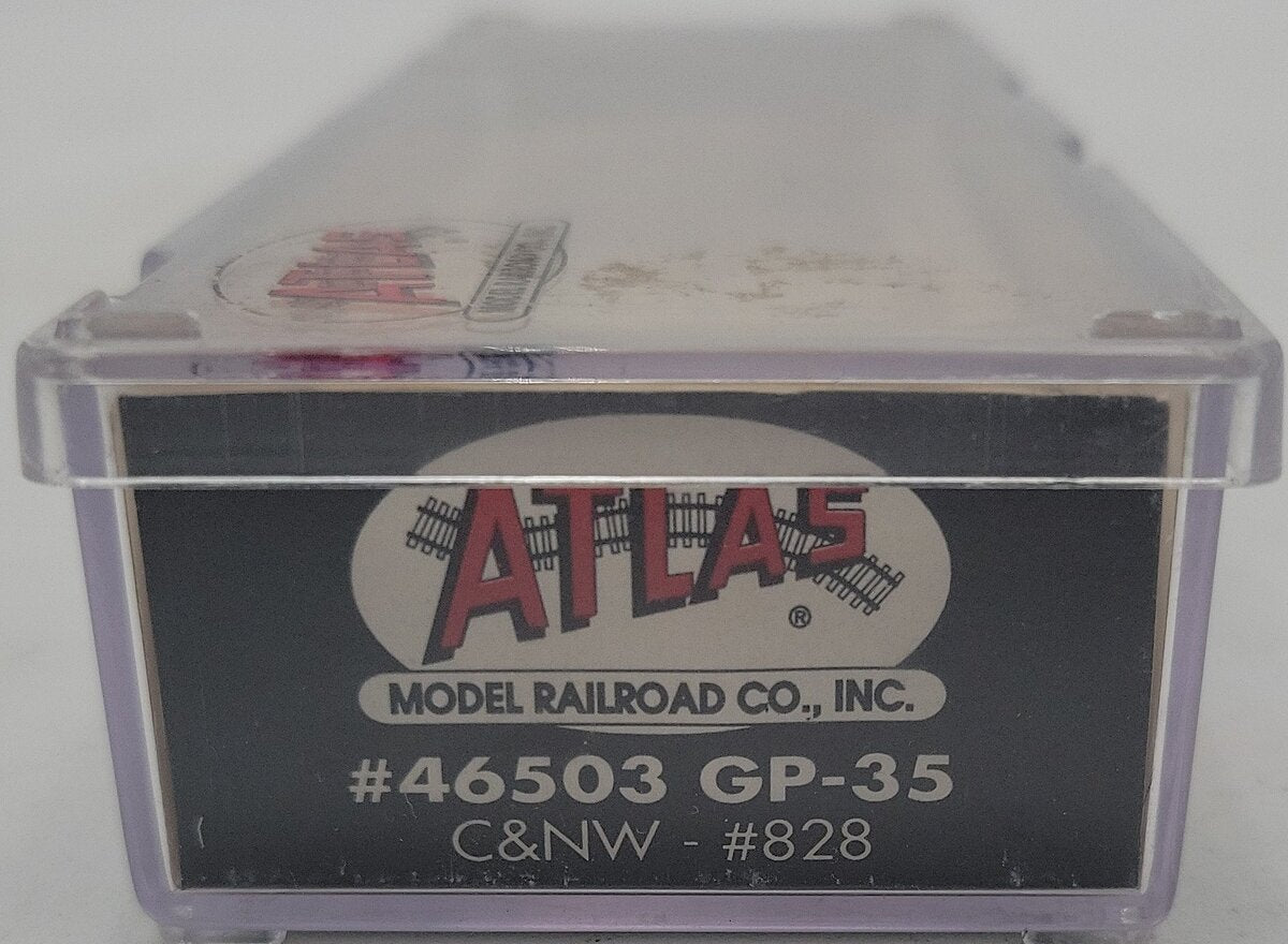 Atlas 46503 N Scale Chicago & North Western GP-35 Diesel #828 LN/Box