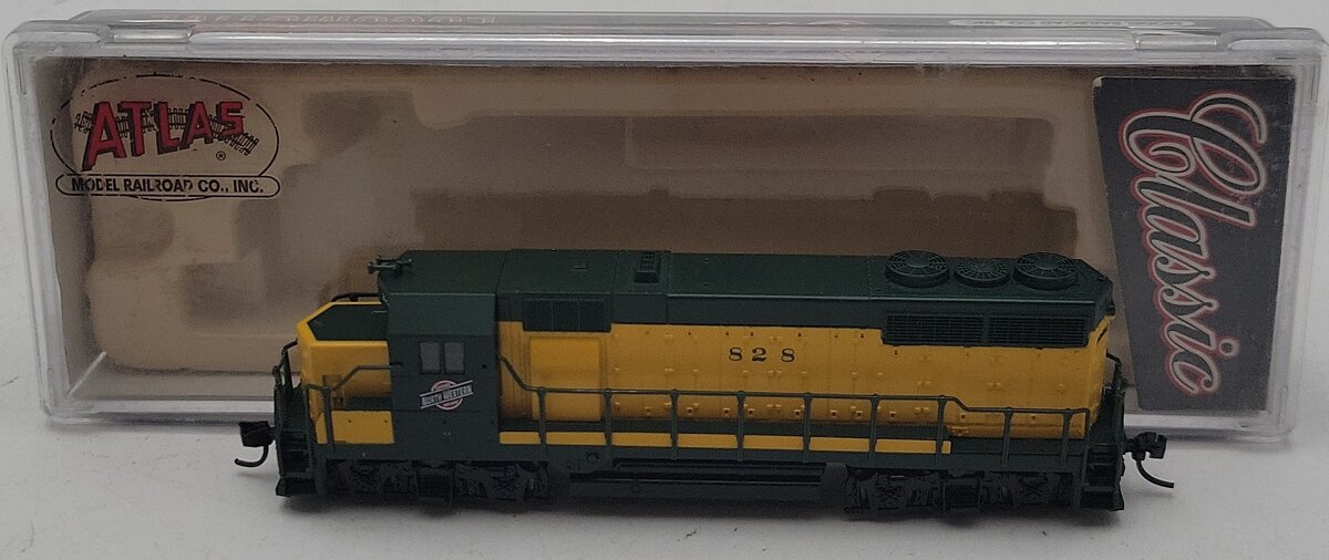 Atlas 46503 N Scale Chicago & North Western GP-35 Diesel #828 LN/Box