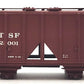 Pecos River Brass 1601 N Scale Brass Santa Fe 34' Covered Hopper EX/Box