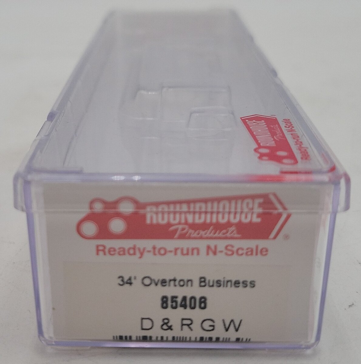 Roundhouse 85406 N 34' D&RGW Overton Business #326 LN/Box