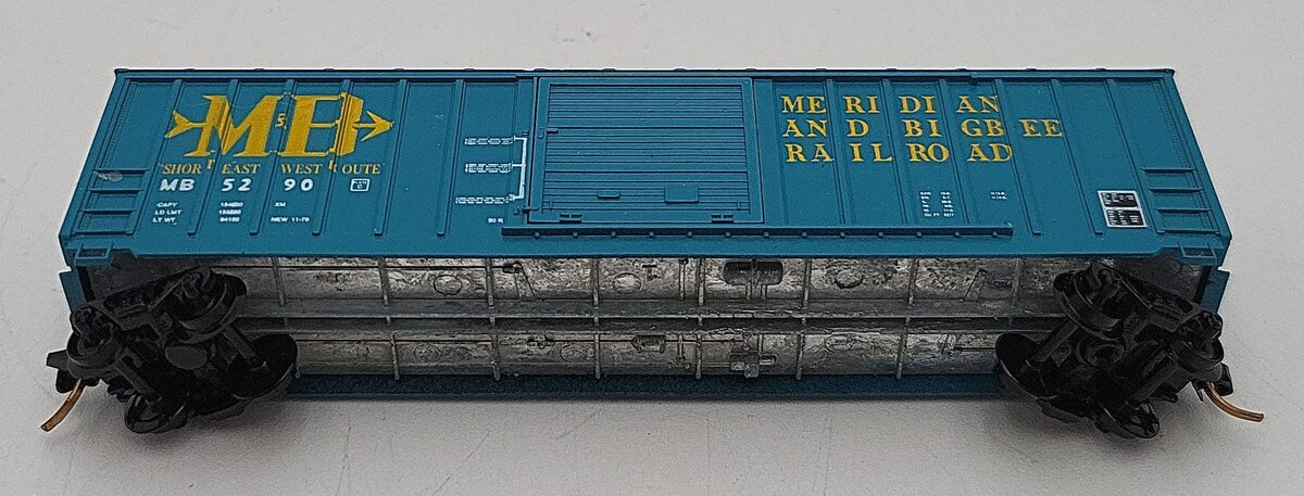Roundhouse 8317 N Scale Meridian & Bigbee Boxcar #5290 LN/Box