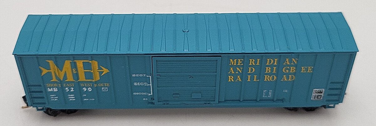 Roundhouse 8317 N Scale Meridian & Bigbee Boxcar #5290 LN/Box