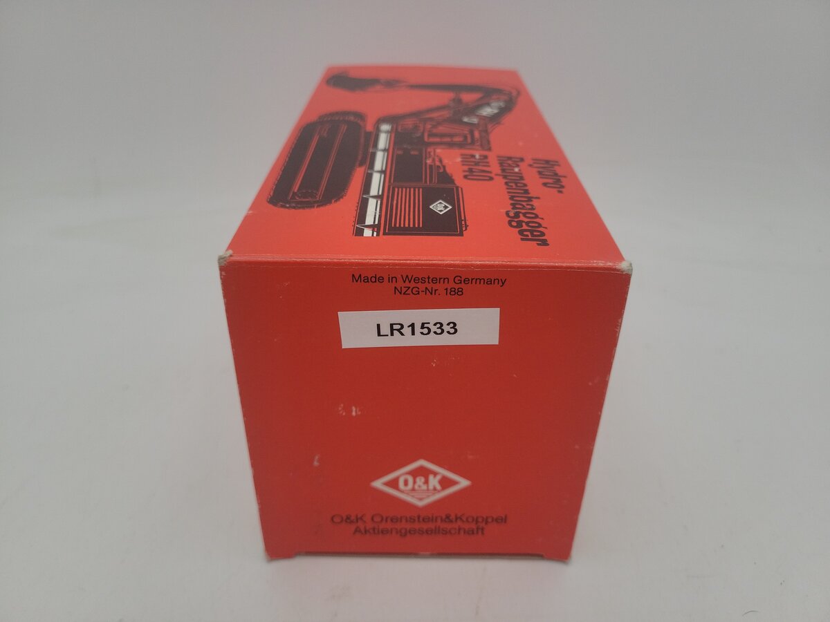 NZG 188 1:50 Scale Diecast  RH25 Red / Gray Mining Shovel Model EX/Box