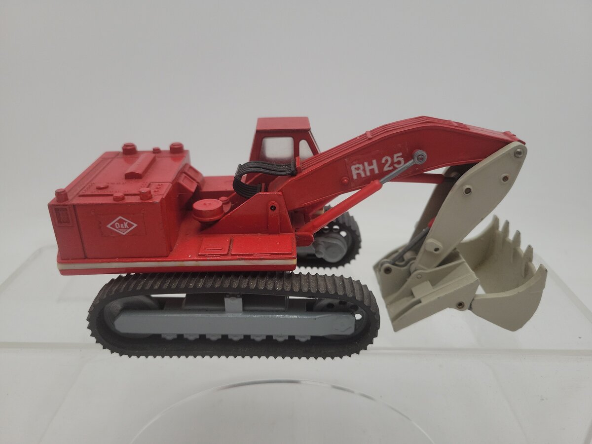 NZG 188 1:50 Scale Diecast  RH25 Red / Gray Mining Shovel Model EX/Box