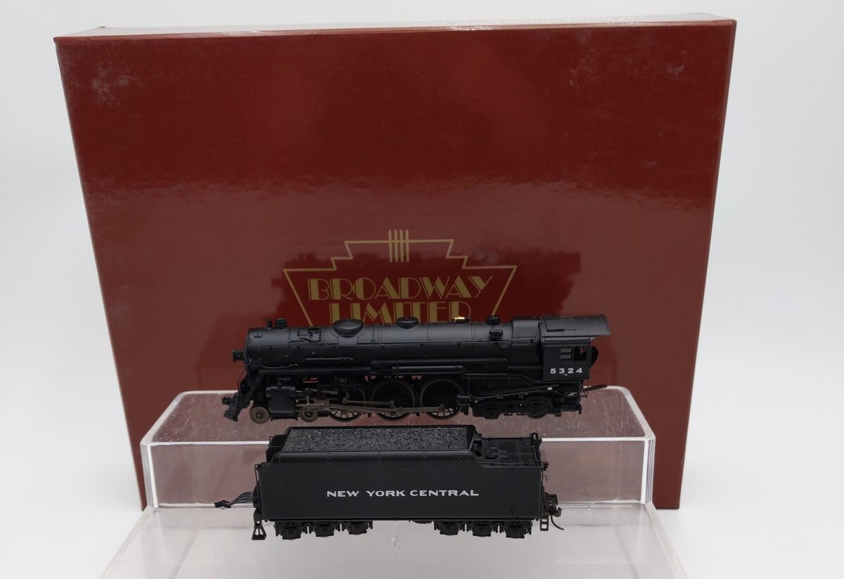 Broadway Limited 020 New York Central J1e Hudson Locomotive & Tender #5324 w/QSI EX/Box