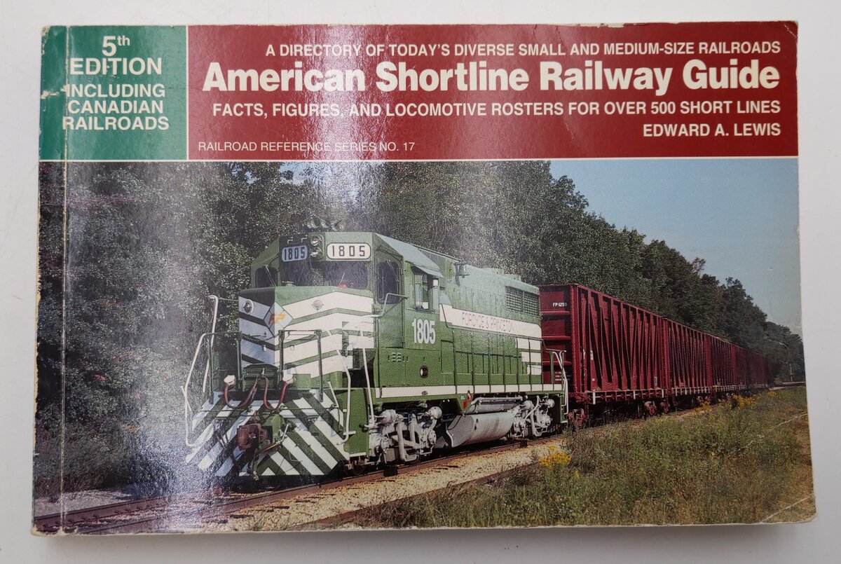 American Shortline Railway Guide Paperback Book By Edward A. Lewis VG