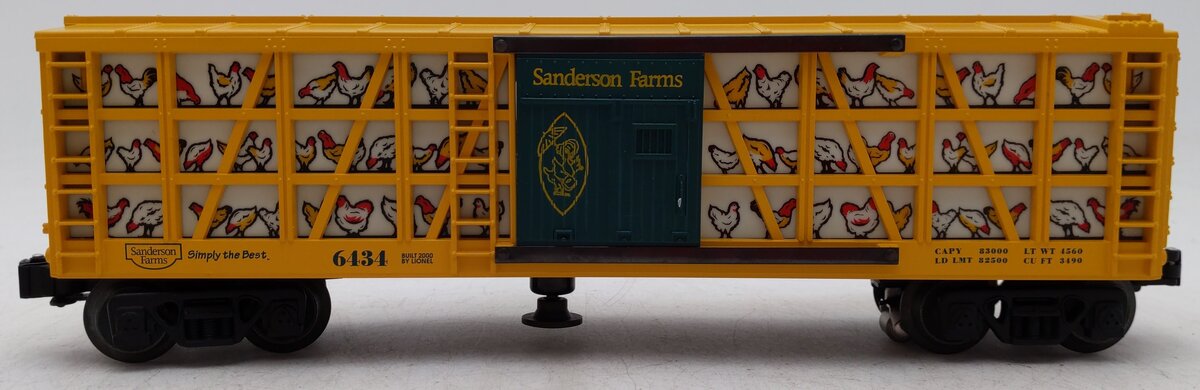 Lionel 6-19882 O Gauge Sanderson Farms Poultry Car EX/Box