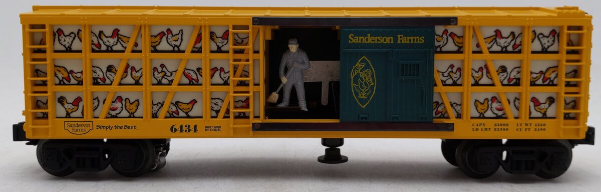 Lionel 6-19882 O Gauge Sanderson Farms Poultry Car EX/Box