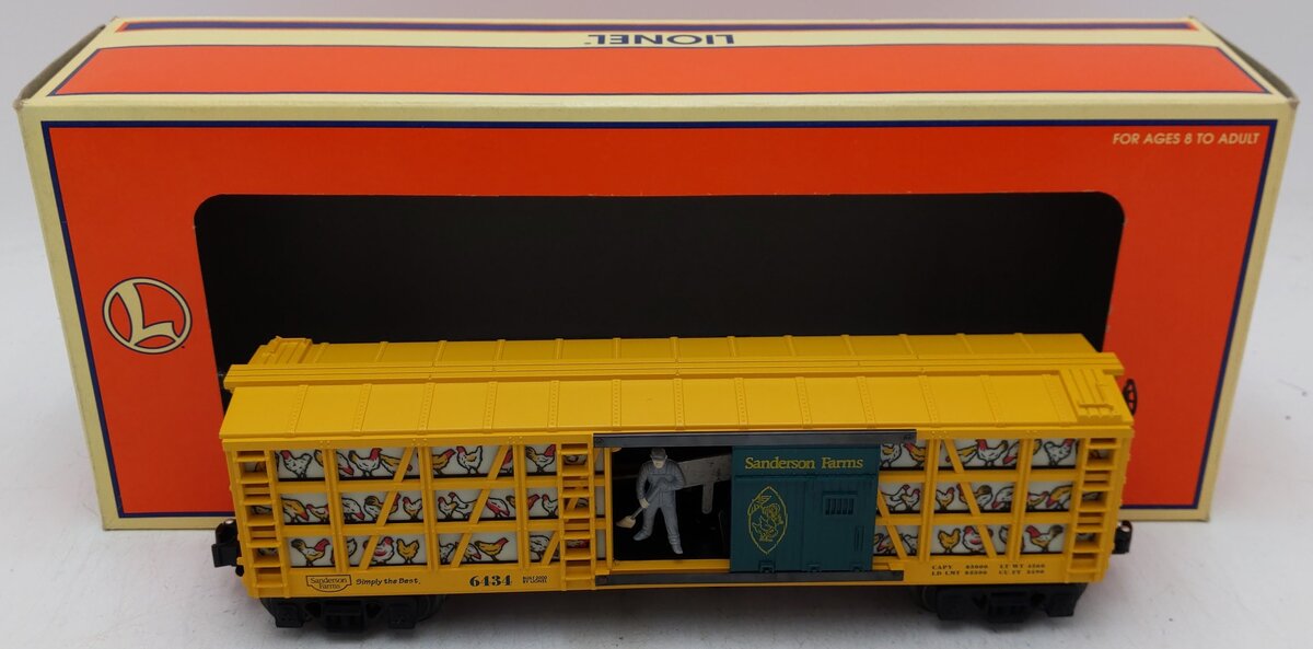 Lionel 6-19882 O Gauge Sanderson Farms Poultry Car EX/Box