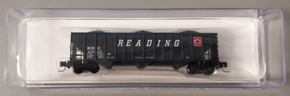 Pennzee 1028 Z Scale Reading 45 ft 3-Bay Hopper Car #41665 LN/Box