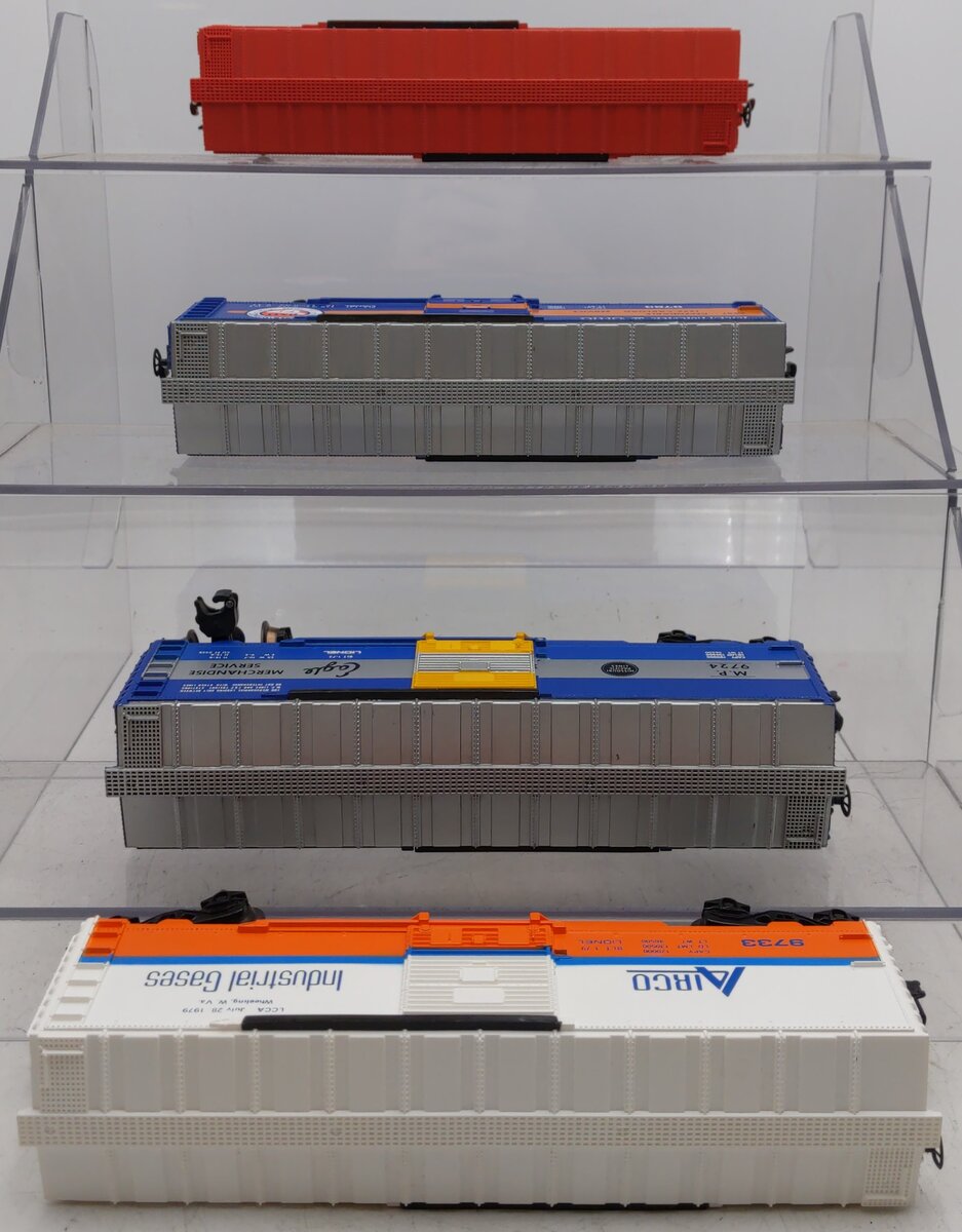 Lionel O Gauge Assorted Freight Cars: 6-16284, 6-9724, 6-9783, 6-9733 [4] EX