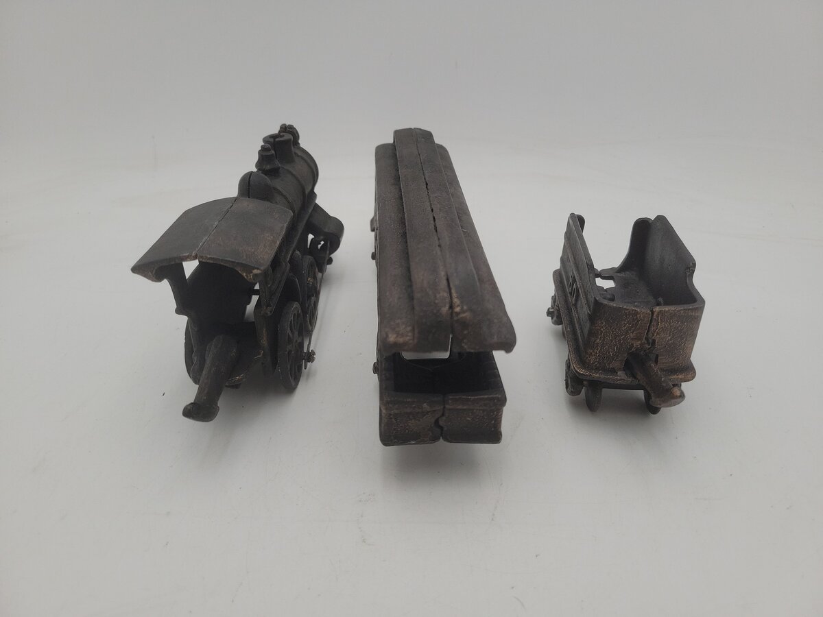 Acme 407 Cast Iron Train Pennsylvania Limited Woodbine Loco/Passenger & Tender EX