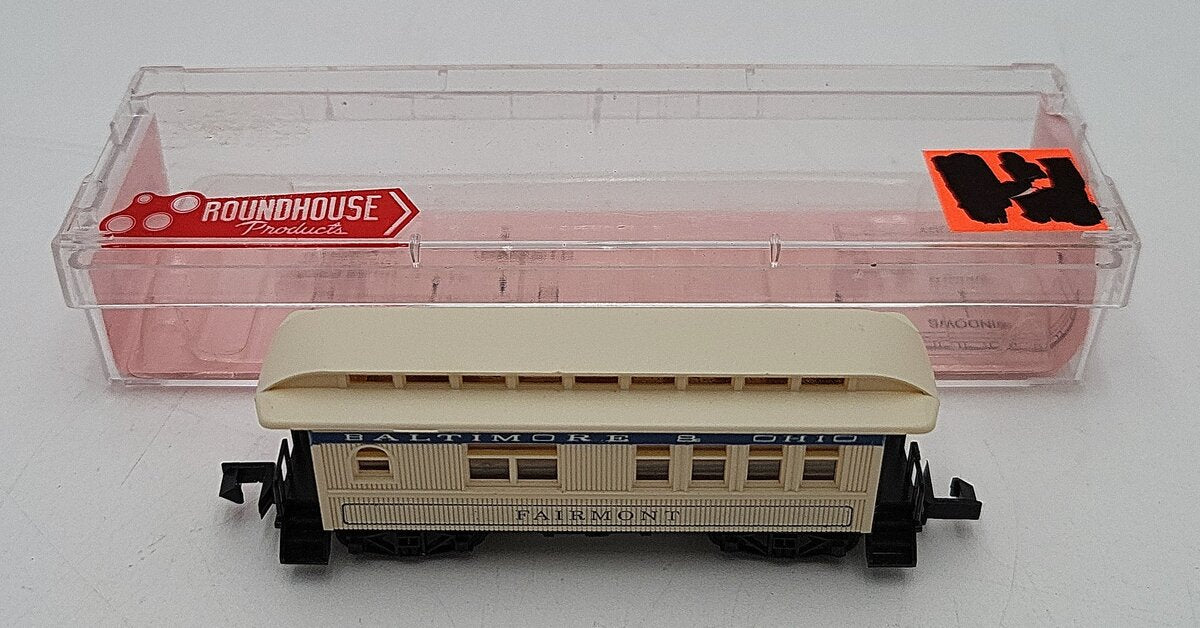 Roundhouse 8541 N Scale Baltimore & Ohio 34' Overton Business Car (Assembled) LN/Box
