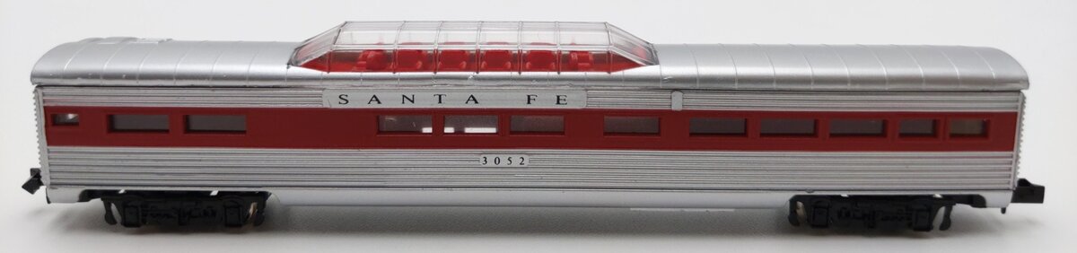 Model Power 3052 N Scale Santa Fe 75' Streamline Vista Dome #3052 LN/Box
