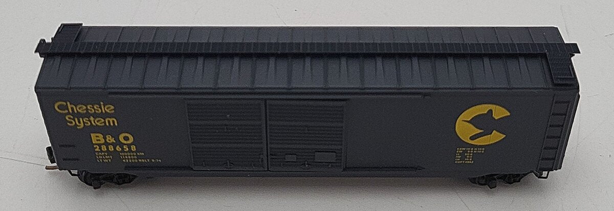 Micro-Trains 03400010 N Baltimore & Ohio 50' Standard Double Door Boxcar #288658 EX/Box