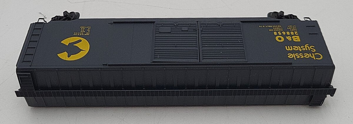 Micro-Trains 03400010 N Baltimore & Ohio 50' Standard Double Door Boxcar #288658 EX/Box