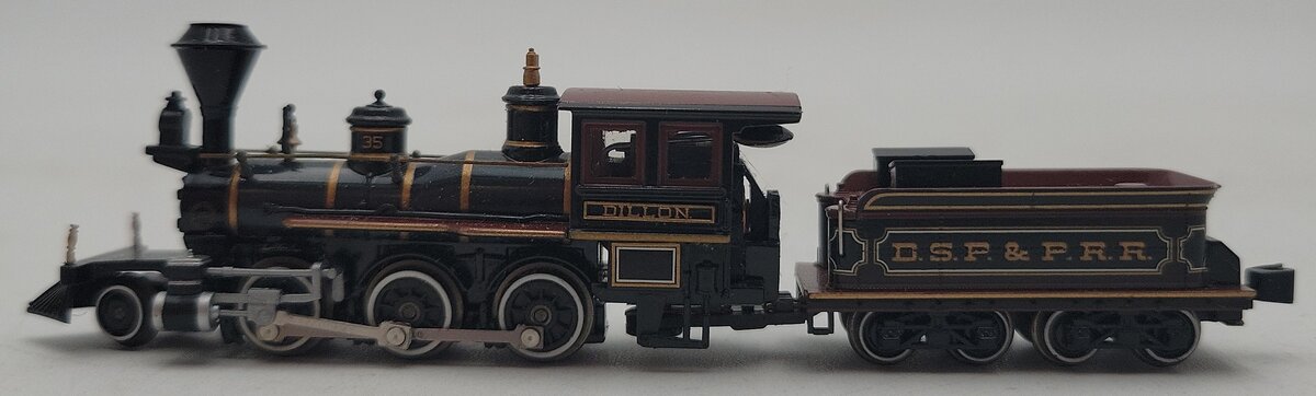 Atlas 41610 N Scale DSP&P 2-6-0 Steam Locomotive LN/Box