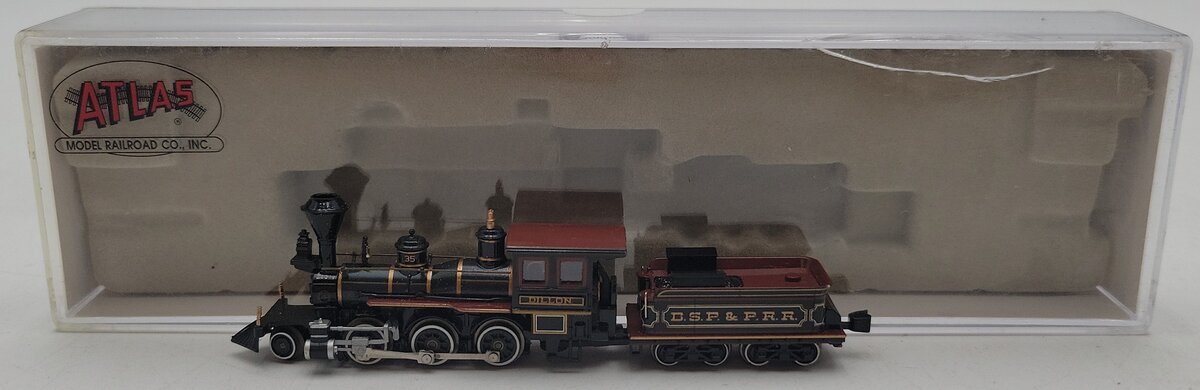Atlas 41610 N Scale DSP&P 2-6-0 Steam Locomotive LN/Box