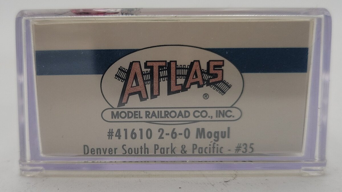 Atlas 41610 N Scale DSP&P 2-6-0 Steam Locomotive LN/Box