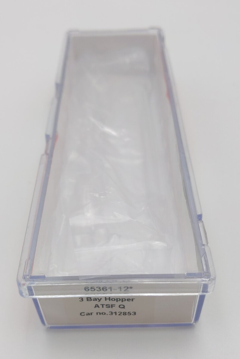 InterMountain 65361-12 N Scale ATSF 3 Bay Hopper #312853 LN/Box