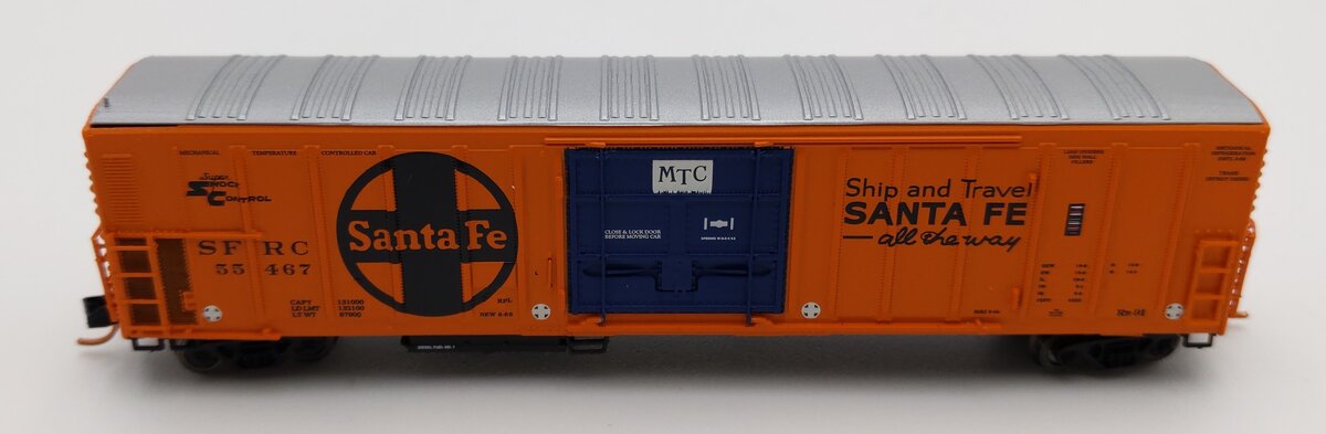 InterMountain 68824-01 N Scale Santa Fe Refrigerator Car #55467 LN/Box