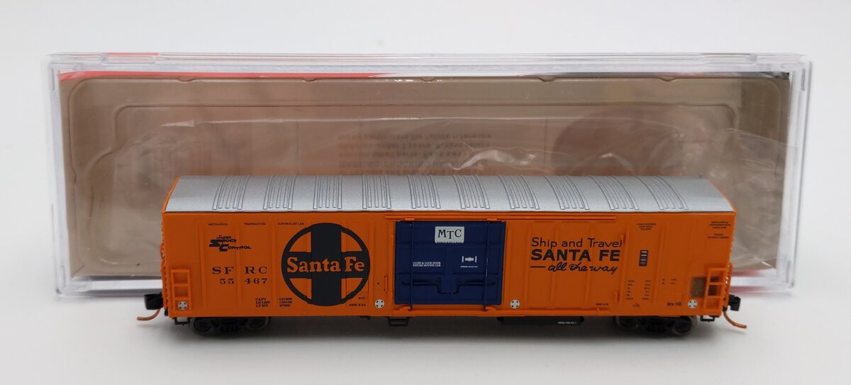 InterMountain 68824-01 N Scale Santa Fe Refrigerator Car #55467 LN/Box