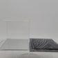 Acme A057 By Better Display 3mm Black & Mirror Case Top W/Black Base 4"x 4"x 4" LN