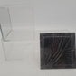 Acme A057 By Better Display 3mm Black & Mirror Case Top W/Black Base 4"x 4"x 4" LN