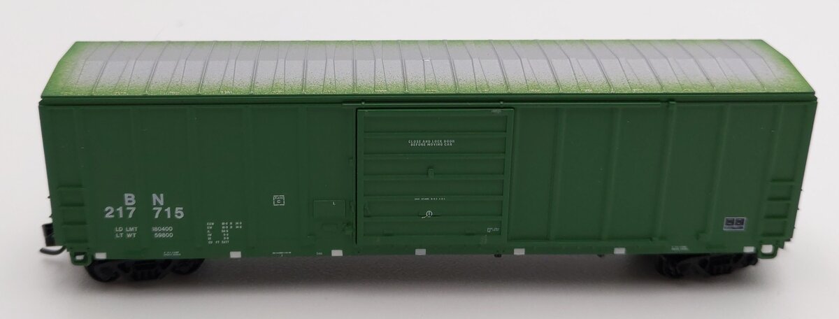 InterMountain 67514-04 N Scale Burlington Northern Boxcar #217715 LN/Box