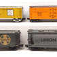 MTH & Other O Scale Assorted Freight Cars [4] VG