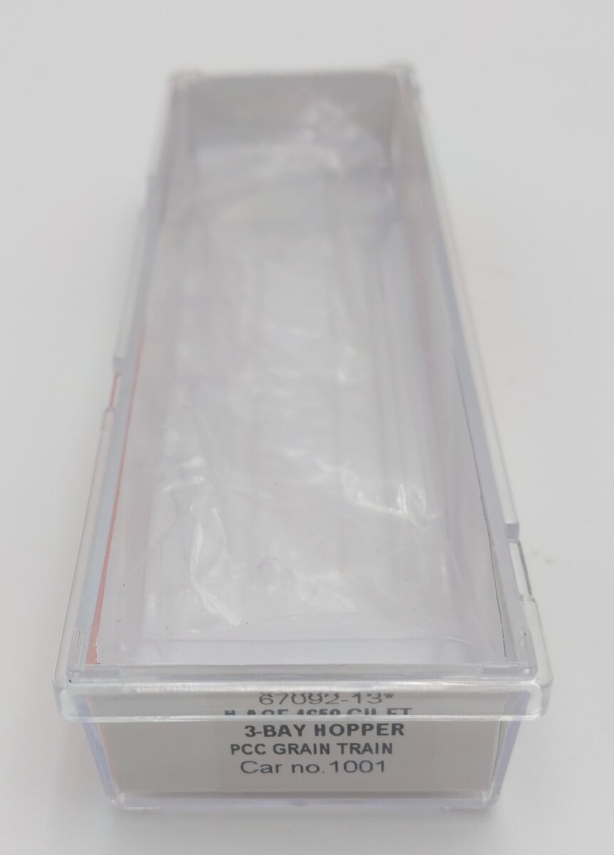 InterMountain 67092-13 N Scale PCC Grain Train 3-Bay Hopper #1001 LN/Box