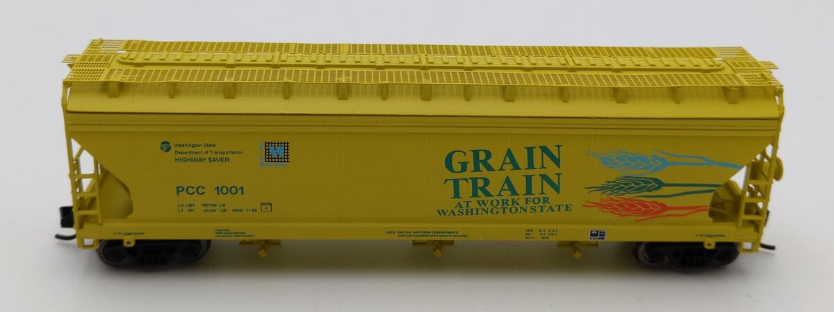 InterMountain 67092-13 N Scale PCC Grain Train 3-Bay Hopper #1001 LN/Box