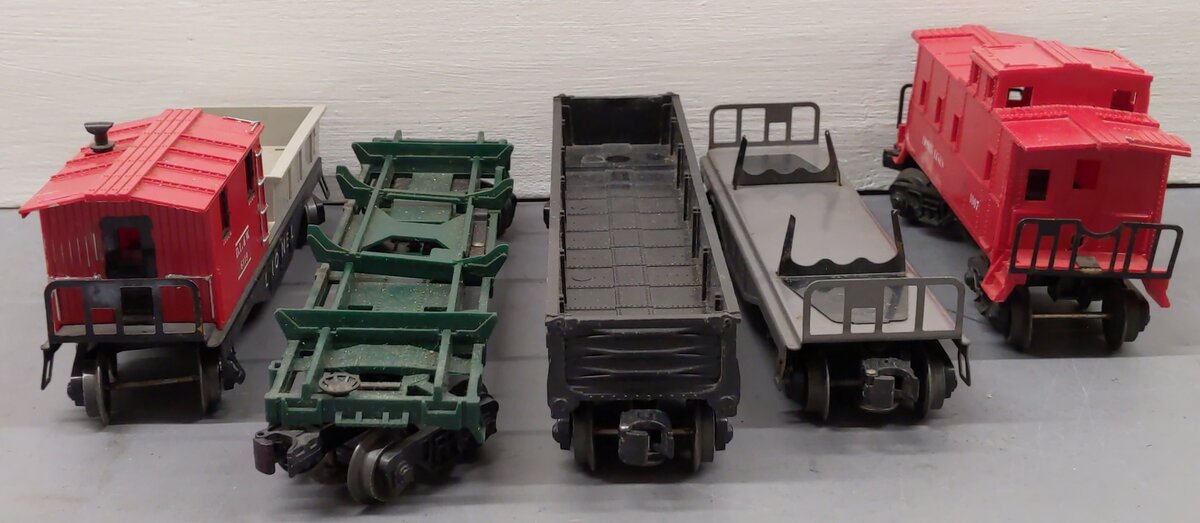Lionel Vintage O Gauge Freight Cars #6062,3362,6119,1007 [5] VG