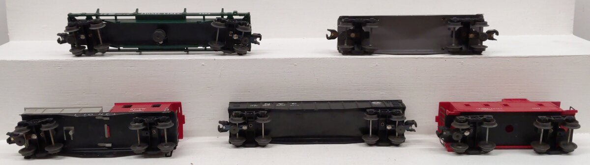 Lionel Vintage O Gauge Freight Cars #6062,3362,6119,1007 [5] VG