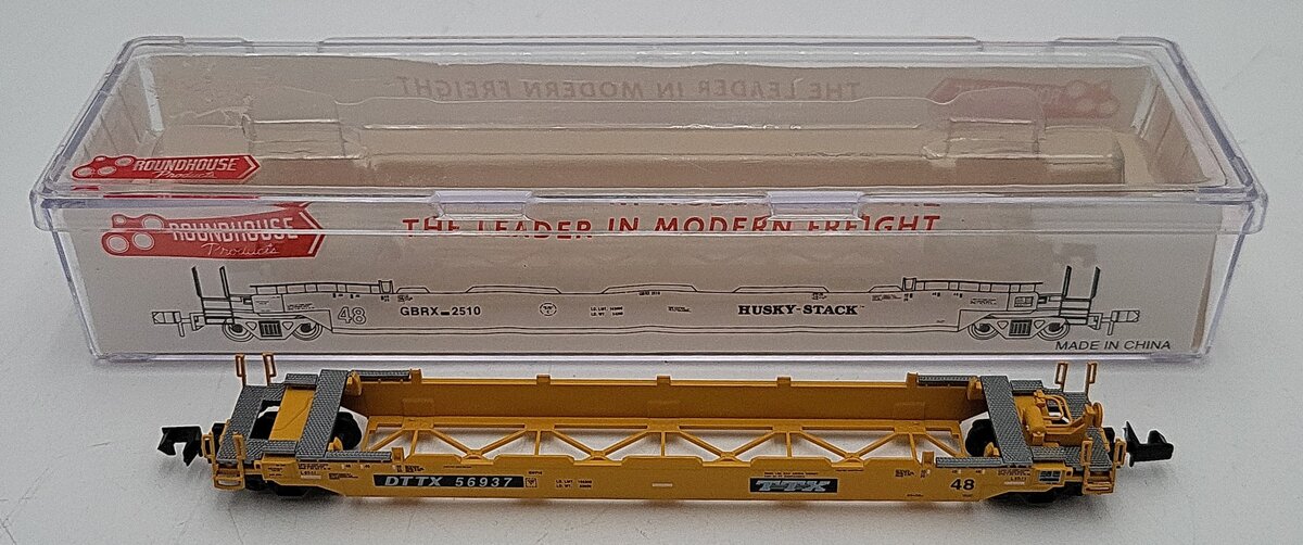 Roundhouse 8472 N Scale TTX Husky Stack #56937 LN/Box