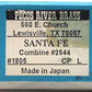 Pecos River Brass 2544 N Scale Brass Unlettered Combine Passenger Car - F/P LN/Box