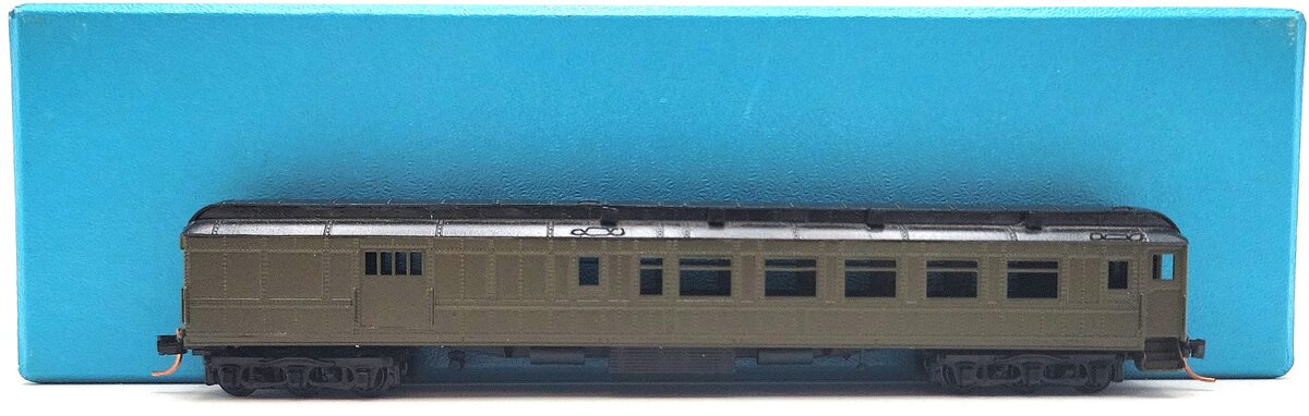 Pecos River Brass 2544 N Scale Brass Unlettered Combine Passenger Car - F/P LN/Box