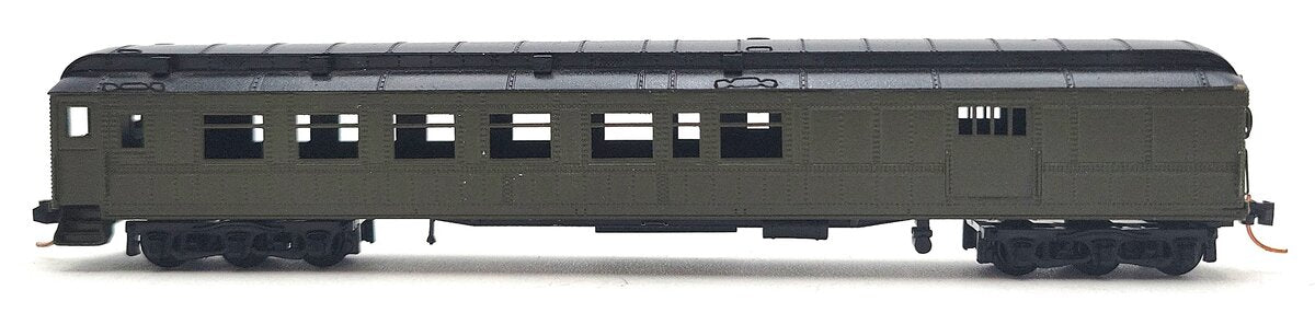 Pecos River Brass 2544 N Scale Brass Unlettered Combine Passenger Car - F/P LN/Box