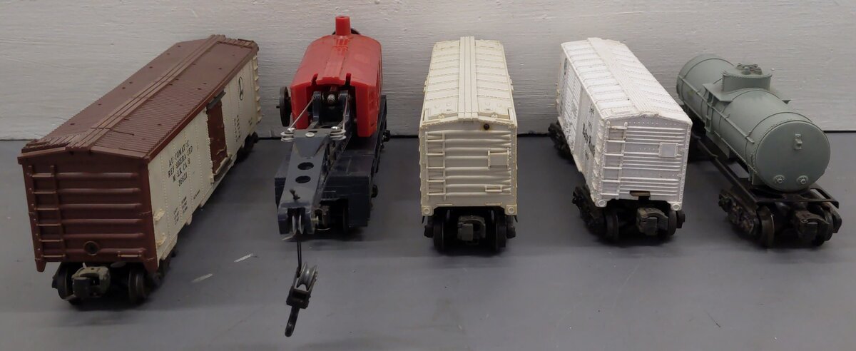 Lionel Vintage O Gauge Freight Cars #X6014,36621,6560,3472,6035 [5] VG