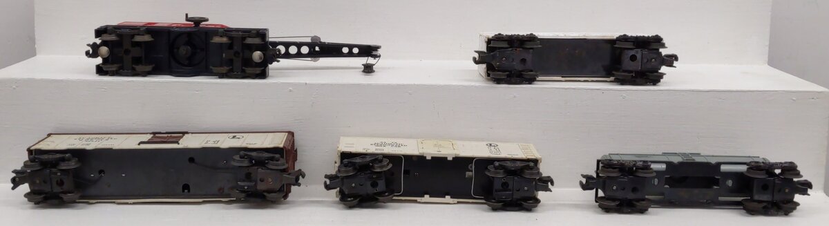 Lionel Vintage O Gauge Freight Cars #X6014,36621,6560,3472,6035 [5] VG