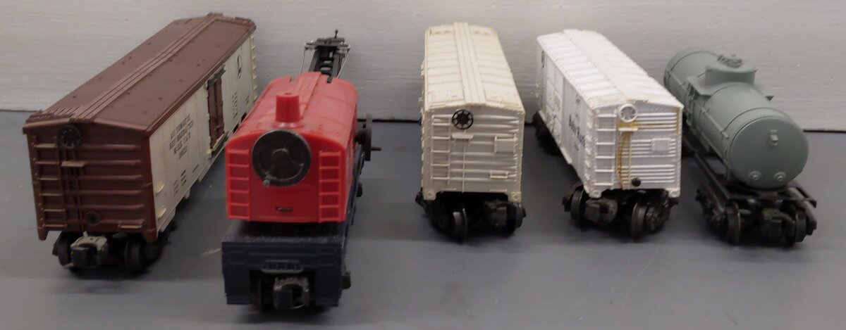 Lionel Vintage O Gauge Freight Cars #X6014,36621,6560,3472,6035 [5] VG