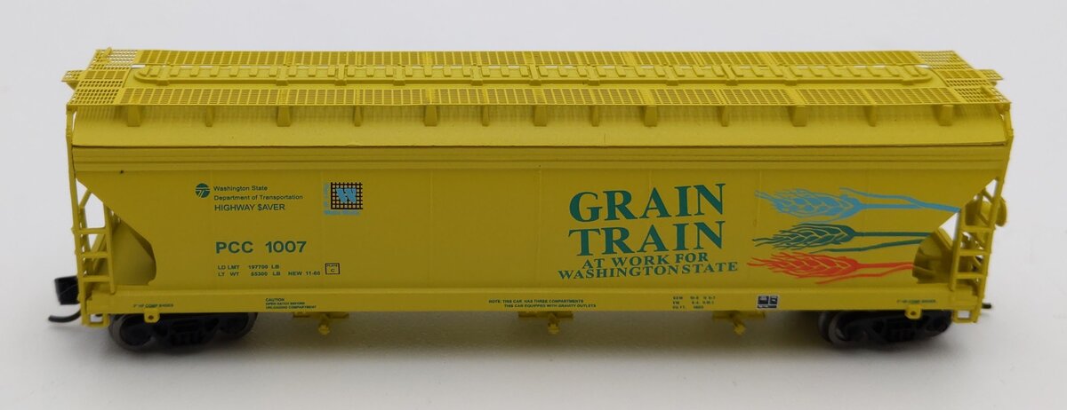 InterMountain 67092-16 N Scale PCC Grain Train 3-Bay Hopper #1007 LN/Box
