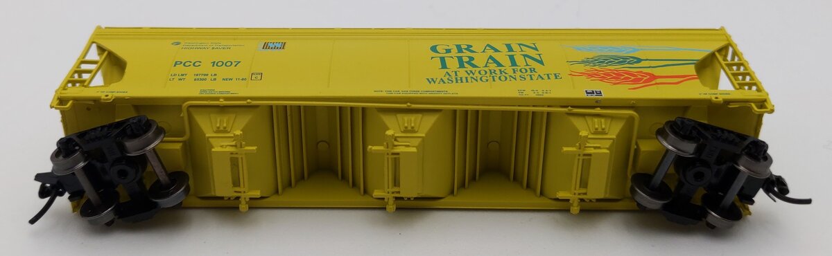InterMountain 67092-16 N Scale PCC Grain Train 3-Bay Hopper #1007 LN/Box