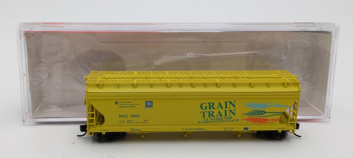 InterMountain 67092-16 N Scale PCC Grain Train 3-Bay Hopper #1007 LN/Box