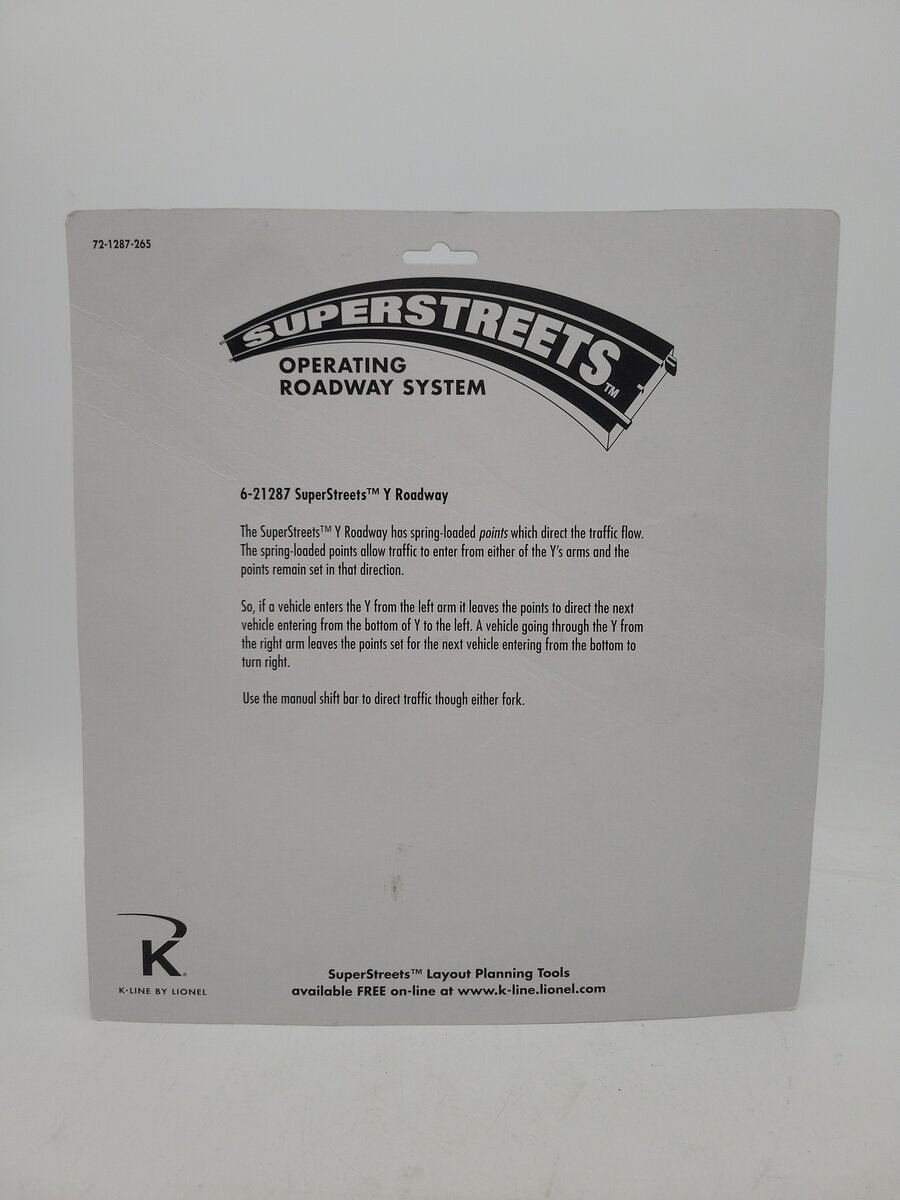 Lionel 6-21287 O Gauge SuperStreets 